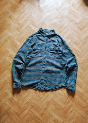 Chemise manches longues billabong vintage à carreaux style bucheron bleu taille M, estado: Muito bom, tamanho: M, €11.00, €12.25 inclui Proteção do Comprador