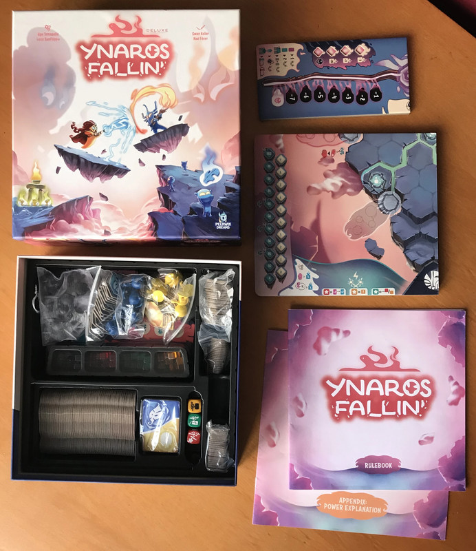 Ynaros Fallin' Deluxe Prototype + Expansion - Gioco da tavolo - Board Game - 2024 3