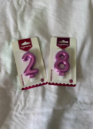 Velas de cumpleaños 28, marca: colorparty, estado: Nuevo con etiquetas, 2,00 €, 2,80 € Protección al comprador incluida