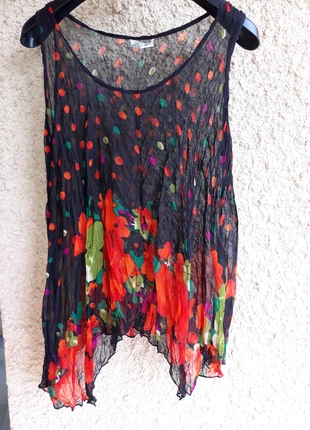 tunique courte en voile transparent + top noir, condition: New without tags, size: XXL / 44 / 16, €10.00, €11.20 includes Buyer Protection