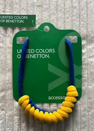 Collana in tessuto, marca: United Colors of Benetton, estado: Nuevo con etiquetas, 11,90 €, 13,20 € Protección al comprador incluida
