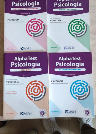 Alpha Test. Psicologia. Kit completo di preparazione: Manuale di  preparazione-Esercizi commentati-Prove di verifica-6000