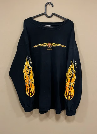 Arlen Ness Motorcycles Vintage 00‘s Harley Davidson Type Flame Longsleeve, brand: Vintage Dressing, condizioni: Ottime, taglia: XXL, €35.00, €37.45 include la Protezione acquisti