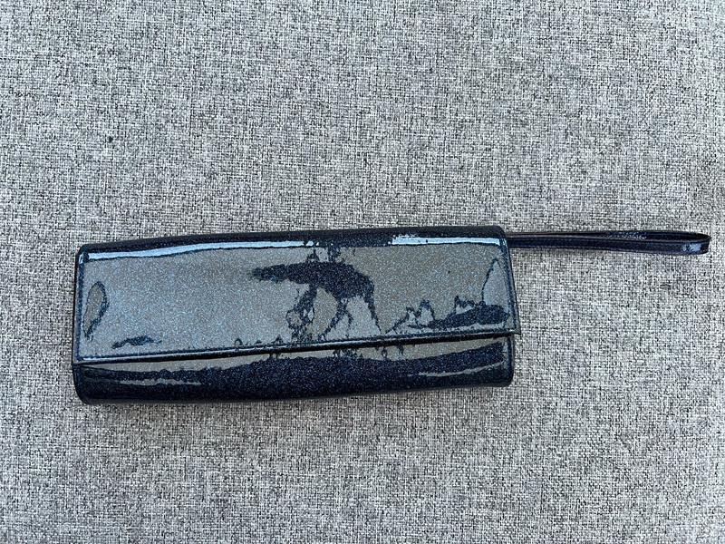 Blue glitter clutch bag Star by Julien Macdonald Vinted