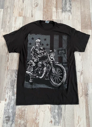 biker t shirt, merk: Affliction, staat: Heel goed, maat: L, € 12,00, € 13,30 inclusief Kopersbescherming