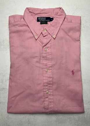 Chemise Ralph Lauren Yarmouth 100% cotton | Homme taille XL | Rose et blanc | CRL691, marca: Ralph Lauren, estado: Muito bom, tamanho: XL, €24.00, €25.90 inclui Proteção do Comprador
