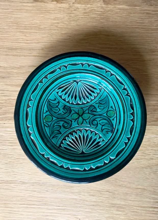 Turquoise-groen schaaltje van Assif Safi, merk: assif safi, staat: Heel goed, € 9,50, € 10,68 inclusief Kopersbescherming