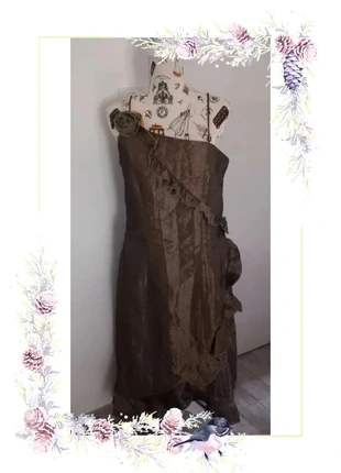 Robe de cocktail marron kaki golf golf France taille 42, brand: Goly Goly France, condition: Very good, size: XL / 42 / 14, €19.00, €20.65 includes Buyer Protection