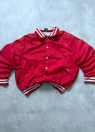 Veste coupe-vent américaine Aristo Jac – Rouge & Blanche / Vintage 90s / Homme / Taille L, marque: ARISTO JAC, état: Très bon état, taille: L, 24,90 €, 26,85 € Protection acheteurs incluse