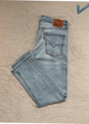 Pantalon jean Levi’s 513 vintage 00’s - Bleu clair - Slim Straight fit - 34x30 (FR44), merk: Levi's, staat: Heel goed, maat: W34 | FR 44, € 27,90, € 30,00 inclusief Kopersbescherming Pro