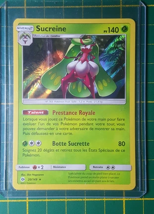 Carte Pokémon Sucreine 20/149 Holo Rare SL01 Soleil & Lune FR, marke: Pokémon, zustand: Sehr gut, 3,00 €, 3,85 € beinhaltet Vinted-Käuferschutz Pro