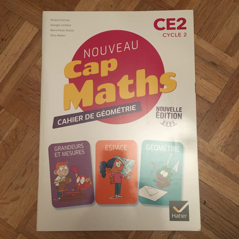 Cap maths CE2 fichier cahier de geometrie dico maths 2