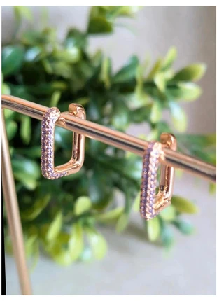 Geometric Lavender Gemstone Earrings, brand: NO LABEL, condition: New without tags, £7.00, £8.05 includes Buyer Protection Pro