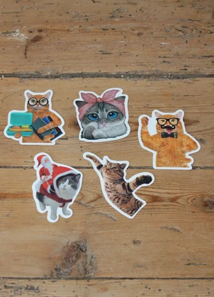 Lot stickers chats, merk: Stickers, staat: Nieuw zonder prijskaartje, maat: Universeel, € 1,50, € 2,28 inclusief Kopersbescherming