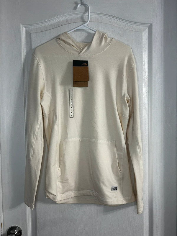 The North Face Terry Hoodie Gardenia White NWT Size S.  2783 1