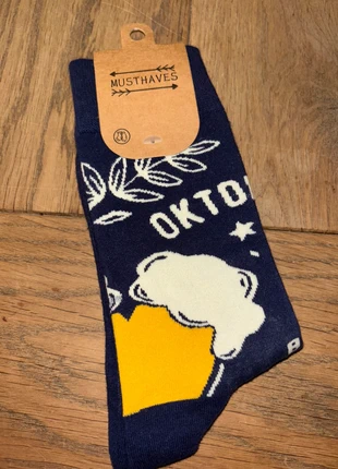 Nieuwe bier sokken met prijskaartje maat 39 t/m 43, marque: MustHave, état: Neuf avec étiquette, taille: Taille unique, 1,50 €, 2,28 € Protection acheteurs incluse