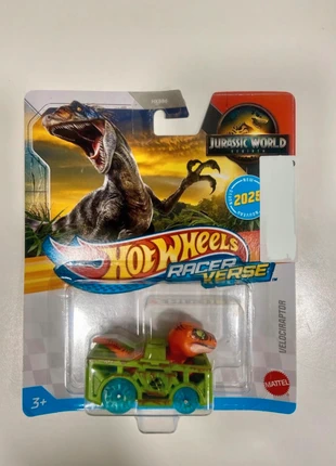 Hot Wheels Racerverse Jurassic Park Velociraptor, marca: Hot Wheels, estado: Muito bom, tamanho: 3 anos / 98 cm, €13.00, €14.35 inclui Proteção do Comprador