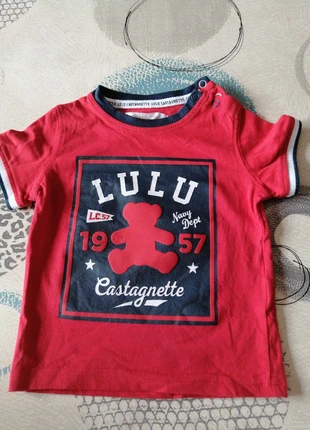 T shirt lulu castagnettes , brand: Lulu Castagnette, condition: Very good, size: 9-12 months / 74 cm, €2.00, €2.80 includes Buyer Protection