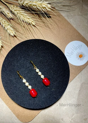 Pendientes flamenca burdeos, marca: Flamenca, estado: Novo sem etiquetas, €6.00, €7.00 inclui Proteção do Comprador