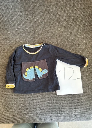 TEE shirt manches longues 12 mois, marke: Du Pareil au Même, zustand: Gut, größe: 9-12 Monate / 74, 1,00 €, 1,75 € inklusive Vinted-Käuferschutz