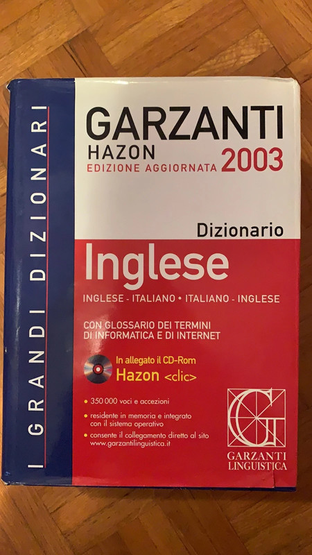 Dizionario inglese Garzanti Hazon