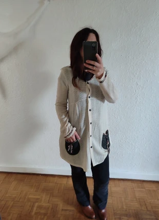 Robe gilet long maille fine vintage y2k 36-38 whimsical, marque: Vintage Dressing, état: Très bon état, taille: S / 36 / 8, 18,00 €, 19,60 € Protection acheteurs incluse