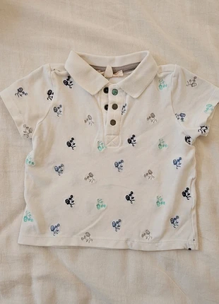 Polo avec motif "vélo", brand: Du Pareil au Même, condition: Very good, size: 6-9 months / 68 cm, €2.00, €2.80 includes Buyer Protection