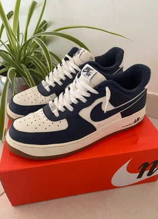 Baskets Nike Air Force 1 • Bleu marine, blanches • 46, marque: Nike Air, état: Très bon état, taille: 46, 90,00 €, 95,20 € Protection acheteurs incluse