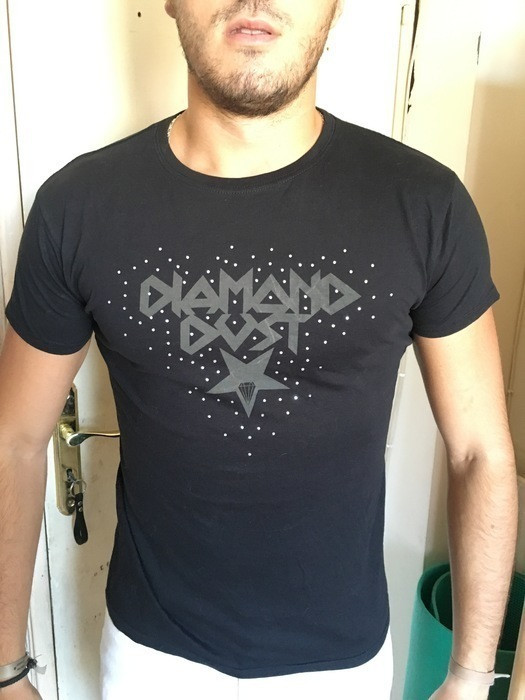 T-shirt noir Diamond Dust 1