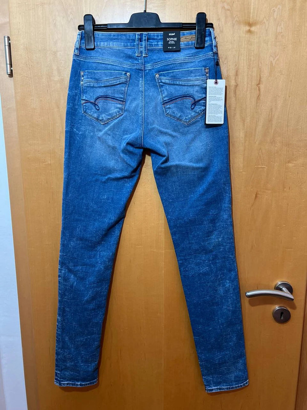 MAVI Jeans SOPHIE true blue uptown Barcelona 28/32 mid rise slim skinny blau 5