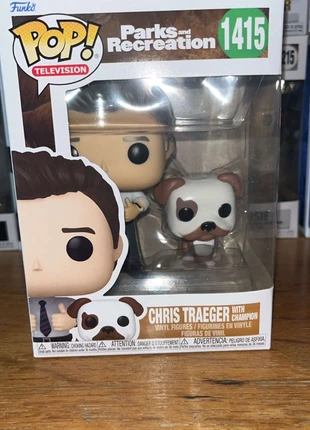 Funko Pop 1415 Chris Traeger et Champion- Parks and Recreation, marque: Funko Pop, état: Neuf sans étiquette, taille: Naissance / 44 cm, 13,00 €, 14,35 € Protection acheteurs incluse