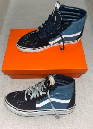 Chaussure Vans noir et bleu taille 43, marke: Vans, zustand: Gut, größe: 43, 15,00 €, 16,45 € inklusive Vinted-Käuferschutz