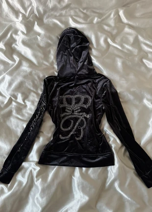 vintage y2k velour zip hoodie / jacket, marke: Top Vintage, zustand: Neu, mit Etikett, größe: S / 36 / 8, 22,90 €, 24,75 € inklusive Vinted-Käuferschutz