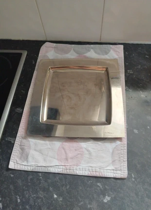 Plateau en argent plaqué pour la maison de design Cleto Munari signé Sami Wirkkala, brand: cleto munari, condition: Good, €80.00, €84.70 includes Buyer Protection