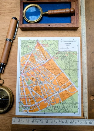 Imprimée en 1962, 13ème arrondissement, Paris. Original Vintage Authentique., brand: LesOubliées, condition: Very good, €7.90, €9.00 includes Buyer Protection Pro