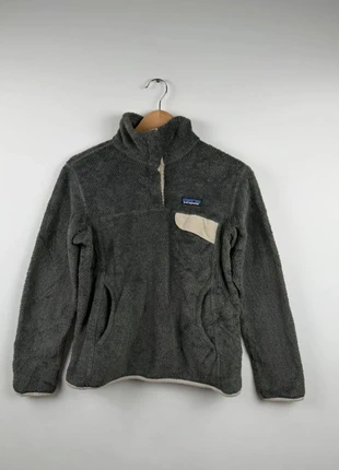 Veste polaire quart de zip 1/4 zip col boutonné Patagonia grise et beige - taille S - femme - CI71, marke: Patagonia, zustand: Sehr gut, größe: S / 36 / 8, 45,00 €, 47,95 € beinhaltet Vinted-Käuferschutz Pro