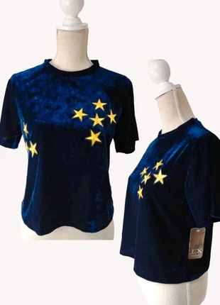 💕 Precioso Top estrellas Nuevo Talla S, merk: MODA, staat: Nieuw met prijskaartje, maat: S / 36 / 8, € 6,50, € 7,53 inclusief Kopersbescherming