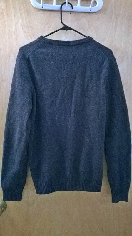 Paolo Mondo Luxe Italian Merino Wool Cashmere Sweater Size L