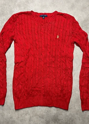 Torsadé Ralph Lauren rouge M Femme, marca: Ralph Lauren, estado: Muito bom, tamanho: M / 38 / 10, €55.00, €58.45 inclui Proteção do Comprador Pro