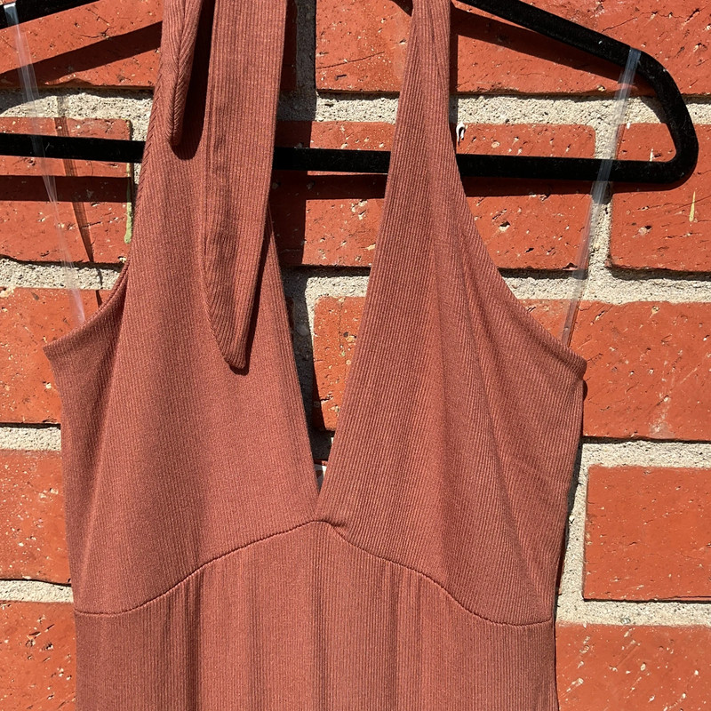 NWT Brown Ribbed Dress 🩷 2
