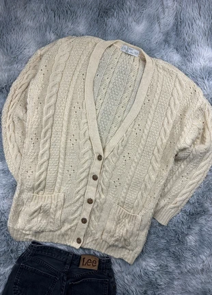 Cardigan/gilet Aran Wool écru - 100% laine - fait main - M - 9, brand: Aran Crafts, condition: Very good, size: M / 38 / 10, €49.90, €53.10 includes Buyer Protection Pro