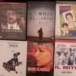 DVD di vario genere: Il mito, Diario di uno scandalo, L'amore bugiardo, Il portaborse, ecc.., zustand: Sehr gut, 18,00 €, 19,60 € inklusive Vinted-Käuferschutz