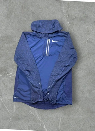 Pull polaire nike Dry Fit coupe vent à capuche bleu marine - M homme, merk: Nike, staat: Heel goed, maat: M, € 19,00, € 20,65 inclusief Kopersbescherming Pro