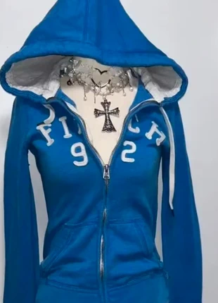 Sweat à capuche y2k zip bleu, brand: y2k, condizioni: Ottime, taglia: M / IT 42 / EU 38, €55.00, €58.45 include la Protezione acquisti