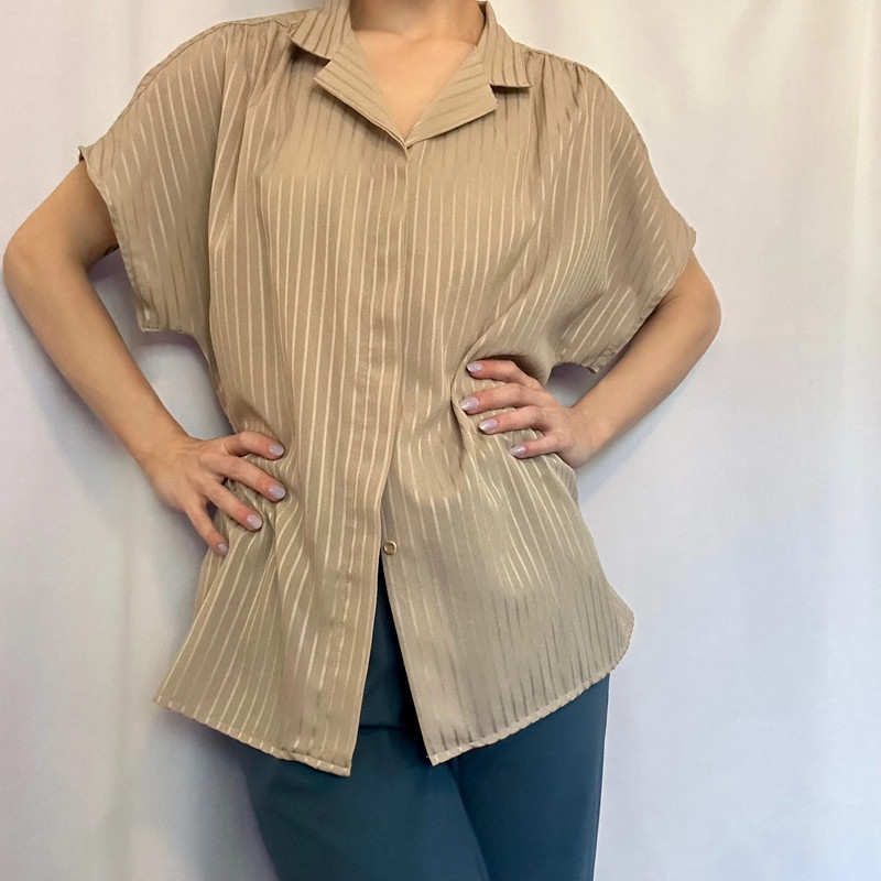 Light weight striped blouse 2