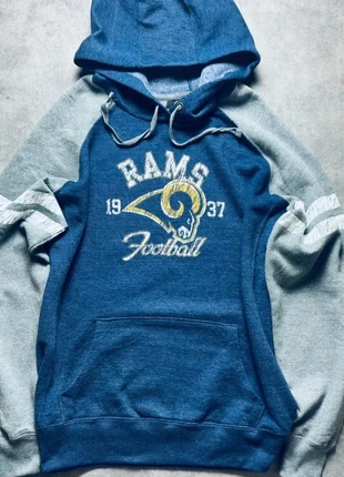 Sweat à capuche NFL Rams bleu – femme XL / homme L – style football américain – inscription 1937, marca: NFL, estado: Muy bueno, tamaño: L, 10,00 €, 11,20 € Protección al comprador incluida