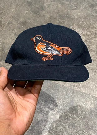 Casquette 90s vintage Sports Spetialities Baltimore Orioles plain logo wool noir orange, marque: Sports Spetialities, état: Très bon état, taille: Taille unique, 70,00 €, 74,20 € Protection acheteurs incluse