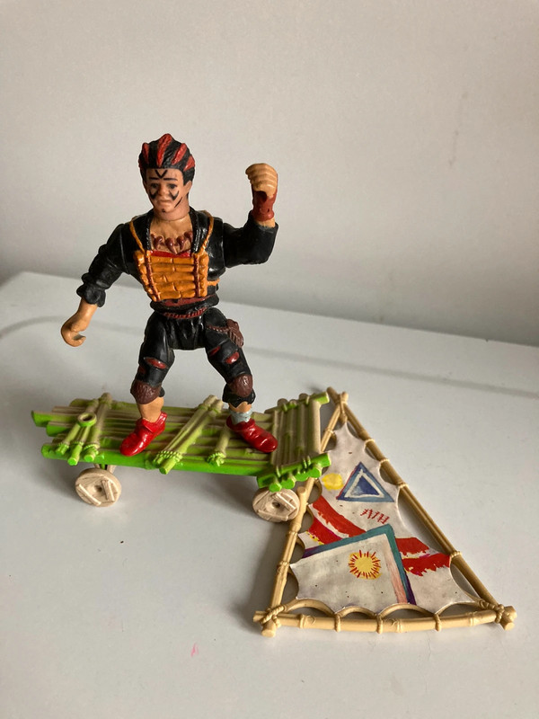 Ancienne Figurine Rufio lost boy Hook de 1991 Mattel