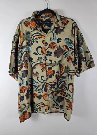 Chemise hawaïenne vintage homme XL Croft & Barrow – 100% rayon – made in Korea – années 90, merk: Croft & Barrow, staat: Heel goed, maat: XL, € 12,00, € 13,30 inclusief Kopersbescherming