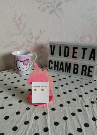 Boucles d'oreilles boules style shambala jaune / sans marque, estado: Nuevo sin etiquetas, 3,00 €, 3,85 € Protección al comprador incluida